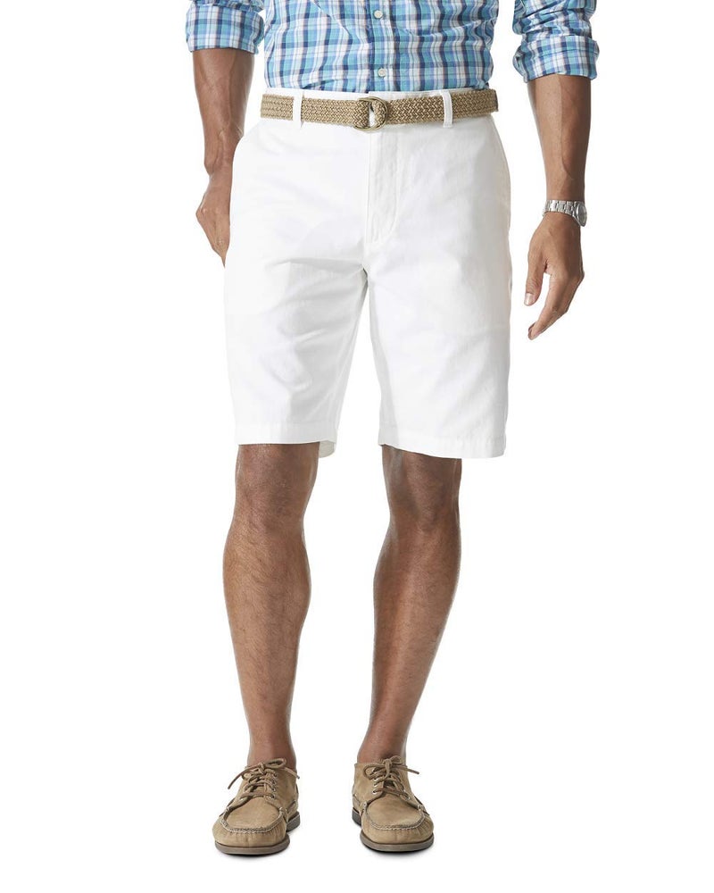Dockers Men's Perfect Short Classic Fit 10.5", White Cap, 34